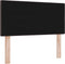 vidaXL - Hoofdbord - met - knoppen, - donkerbruin, - 100 - cm, - stof