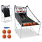 Coast Basketbal Arcade Machine - Dubbele Basketbalhoepel - Elektronische Score - 207 x 108 x 205 cm