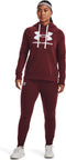 Under Armour Rival Fleece Logo Hoodie - Dames Trui - Maat XL - Rood