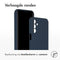 Accezz Samsung Galaxy A15 (5G) / A15 (4G) - Liquid Silicone Backcover - Schokabsorberend - Donkerblauw