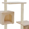 vidaXL - Kattenkrabpaal - met - sisal - krabpalen - 260 - cm - beige