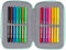 Dubbele etui Snoopy Groovy Aquamarijn 12.5 x 19.5 x 4 cm 28 Onderdelen