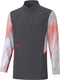 PUMA Individualcup Training - 1/4 Zip Sporttrui - Maat 128 - Grijs/Wit/Rood