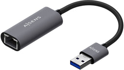 Aisens A106-0708 - USB 3.0 naar Gigabit Ethernet-converter - 1000 Mbit/s - Grijs