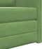 vidaXL - Vloersofa - Bed - 2-in-1 - Lichtgroen - 74x77x81 - cm - Velours