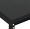 vidaXL - Wandtafel - 220x35x75,5 - cm - gehard - glas - zwart