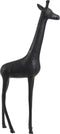 D - Light & Living - Ornament GIRAFFE - 28x11x63cm - Zwart