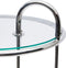Riviera Maison Bijzettafel - Bonham Extendable End Table - Zilver