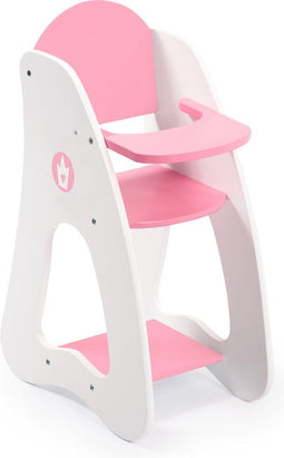 Bayer Design - Poppenstoel Princess World - Tot 46 cm - Wit en Roze