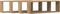 vidaXL - Wandplanken - 4 - stuks - Artisan - Eiken - 80x15x26 - cm - Gelaagd - Hout