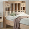 vidaXL - Hoofdbord - met - opbergruimte - 90 - cm - massief - grenenhout