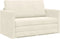 vidaXL - Vloerl - sofa - bed - 2-in-1 - Crème - 124x204x61 - cm - Velours