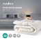Nedis Elektrische Deken - Onderdeken - 2 Personen - 160 x 140 cm - 3 Warmte Standen - Wasmachinebestendig - Oververhittingsbeveiliging - Polyester / Synthetisch Wol
