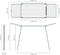 Brabantia HangOn Too Droogrek - 22 m - Inklapbaar - Extra Hoog - Matt Black