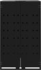 vidaXL - Containerberging - voor - 4 - containers - 276x79x117 - cm - staal - zwart