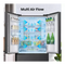 Hisense RF540N4WFE - Amerikaanse koelkast - 182 cm - 480 liter - No Frost - Waterdispenser - Zwart RVS
