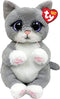 TY Beanie Babies Bellies Morgan Grey Cat 15 cm