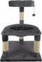 Purlov Kattenkrabpaal 71cm Grijs - Ultieme Speel- en Rustplaats voor Katten