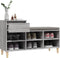 vidaXL - Schoenenkast - 102x36x60 - cm - bewerkt - hout - sonoma - grijs