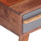 vidaXL - Salontafel - 110x50x40 - cm - massief - hout - grijs