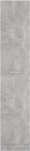 vidaXL - Apothekerskast - 30x42,5x150 - cm - bewerkt - hout - betongrijs