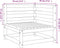 vidaXL - Tuinhoekbank - 70x70x67 - cm - massief - grenenhout