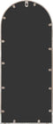 vidaXL - Tuinspiegel - 100x45 - cm - ijzer - zandkleurig