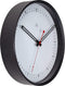 nXt - Stille Wandklok - 30 cm - Plastic - Wit - 'Sweden'