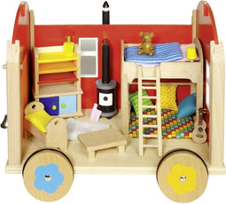 Goki Poppenhuis Woonwagen