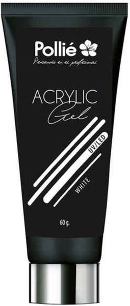 Nagelgel Acrylic Eurostil WHITE MS. Wit 60 g