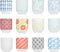Cosy & Trendy Crazy Mix Beker - Ø 7.2 cm x 8.5 cm - 21 cl - Set-6 - Allerlei Dessins