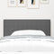 vidaXL - Hoofdbord - Simpel - Ontwerp - Lichtgrijs - 80 - cm - Corduroy - Stof