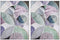 Schilderij DKD Home Decor 103 x 4,5 x 143 cm Abstract Stads (2 Stuks)