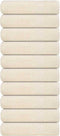 vidaXL - Handdoeken - 10 - st - 50x100 - cm - 360 - g/m² - 100% - katoen - crèmekleurig