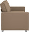 vidaXL - Ligzetel - Sofa - Cappuccino - 140 - cm - Kunstleer