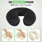 Travelhawk Nekkussen - Memory Foam - Ergonomisch U-vormig - Zwart