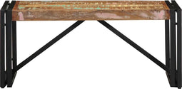 vidaXL - Salontafel - 80x40x35 - cm - massief - gerecycled - hout - meerkleurig