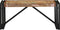 vidaXL - Salontafel - 80x40x35 - cm - massief - gerecycled - hout - meerkleurig