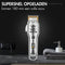 Sansbeauté Barber Edition PRO - Draadloze Tondeuse - 10 opzetkammen - Waterproof - Zilver