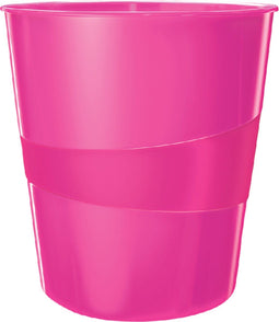 Papierbak Leitz WOW 15liter roze