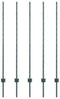 vidaXL - Hekpalen - 5 - stuks - U-vormig - Groen - 140 - cm - Staal