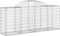vidaXL - Schanskorven - 5 - st - gewelfd - 200x50x80/100 - cm - gegalvaniseerd - ijzer