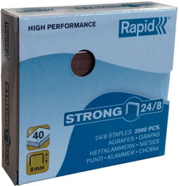 Rapid Strong 24/8 Kopercoating Nietjes - 2000 Nietjes
