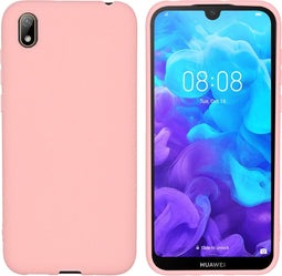 iMoshion Hoesje Geschikt voor Huawei Y5 (2019) Hoesje Siliconen - iMoshion Color Backcover - Roze