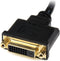 Startech.com HDDVIMF8IN - HDMI naar DVI-D Verloopkabel - 20 cm - Zwart