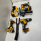 DeWalt DCK1012P4T-QW - Combiset - 18V - Klopboormachine Slagschroevendraaier Cirkelzaag Multitool Decoupeerzaag Reciprozaag Boorhamer Haakse Slijper