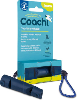 Coachi Two-Tone Whistle Hondenfluit - Hondenopvoeding - Navy