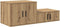 vidaXL - Opbergkast - in - Artisan - Eiken - - - 108x41x40 - cm - - - Van - Houtvezelplaat