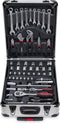 Kreator KRT951011 - Gereedschapskoffer - 253 delig - Trolley - Zilver