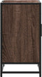 vidaXL - Wastafelkast - 65x33x60 - cm - bewerkt - hout - bruin - eikenkleur